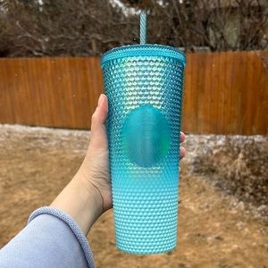 Rare HTF Retired Blue ombré Venti Starbucks Cold NWT